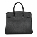 Birkin 30 Retourne in Noir Togo Leather (Gold Hardware)