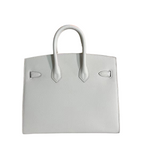 Birkin 25 Sellier 10 Craie Epsom Silver Hardware