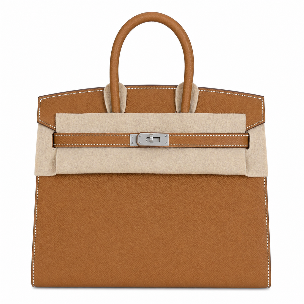 Birkin 25 Sellier 37 Gold Epsom Silver Hardware