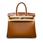 Birkin 30 Sellier in Gold Boxcalf Leather (Palladium Hardware)