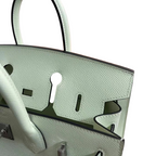 Birkin 25 Sellier Vert Fizz Epsom Silver Hardware