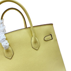 Birkin Style 25/30 Sellier in Lime Epsom Leather (Gold Hardware)