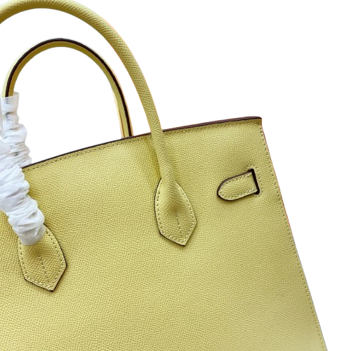 Birkin Style 25/30 Sellier in Lime Epsom Leather (Gold Hardware)