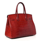 Birkin 30 Rouge Matte Alligator Gold Hardware