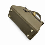Kelly Sellier 20cm & 25cm & 28cm Etoupe Togo Leather Gold Hardware Women Handbag