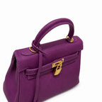 Kelly Sellier 20cm & 25cm & 28cm Anémone Togo Leather Gold Hardware Women Handbag