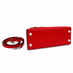 Kelly Sellier 25cm & 28cm Rouge Casaque Epsom Leather Palladium Hardware Crossbody Handbag