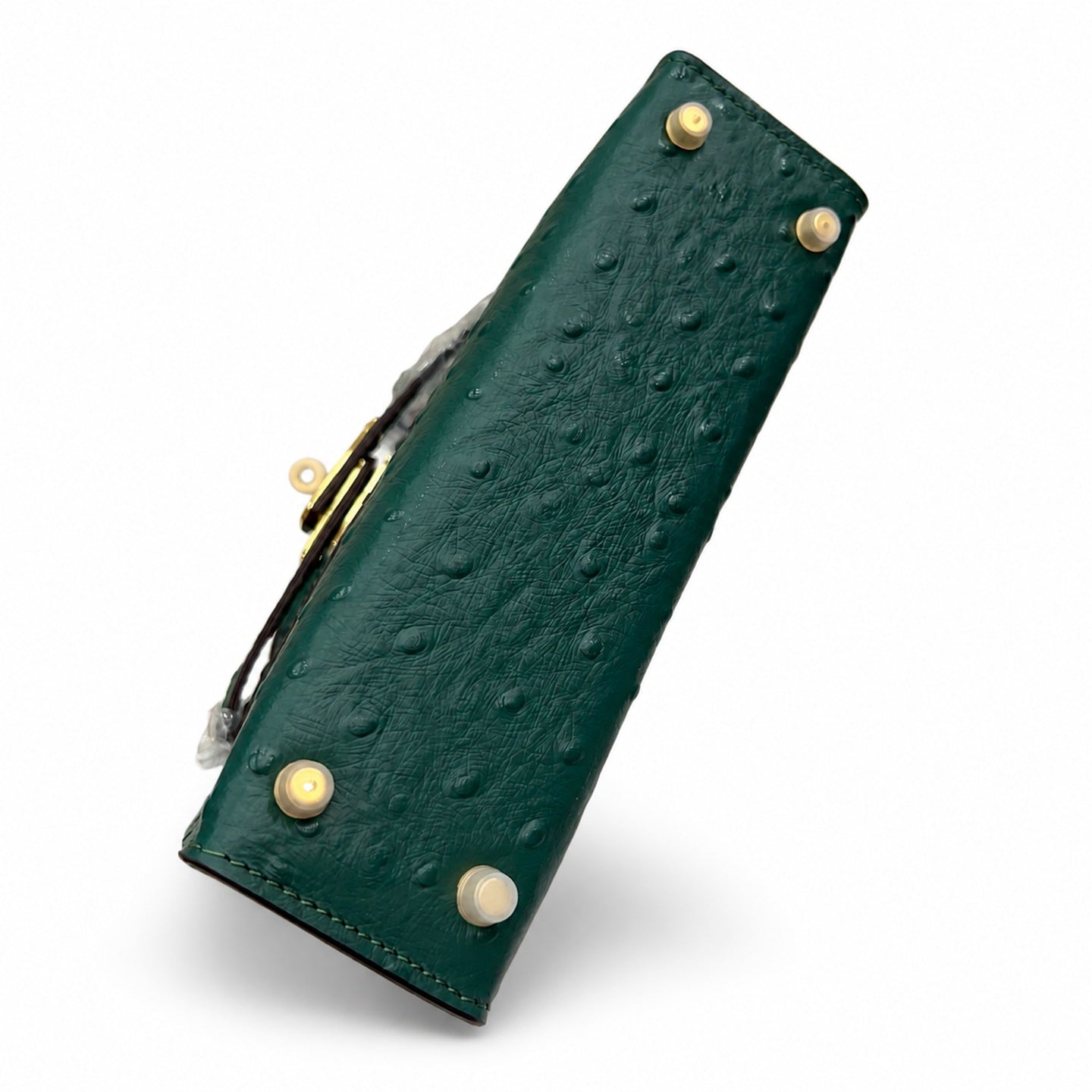 Mini Kelly II Sellier 19cm Vert Cypress Epsom Leather Gold Hardware Mini Women Handbag
