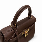 Kelly Sellier 20cm & 25cm & 28cm Havane Togo Leather Gold Hardware Women Handbag
