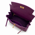 Kelly Sellier 20cm & 25cm & 28cm Anémone Togo Leather Gold Hardware Women Handbag