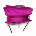 Mini Kelly II Sellier 19cm & 22cm Rose Pourpre Epsom Leather Palladium Hardware Women Mini Handbag