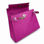 Kelly Sellier 25cm & 28cm Rose Pourpre Epsom Leather Gold Hardware & Palladium Hardware Women Handbag