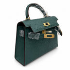 Mini Kelly II Sellier 19cm Vert Cypress Epsom Leather Gold Hardware Mini Women Handbag