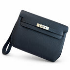 Kelly Depeches 25 clutch, Togo leather (with additional shoulder strap), can be worn cross-body, can be carried by hand or on the wrist, daily needs, seamless switch between business/leisure - central