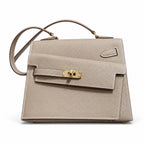 Double-sided Kelly DESORDRE original epsom leather etoupe gray elephant gray order