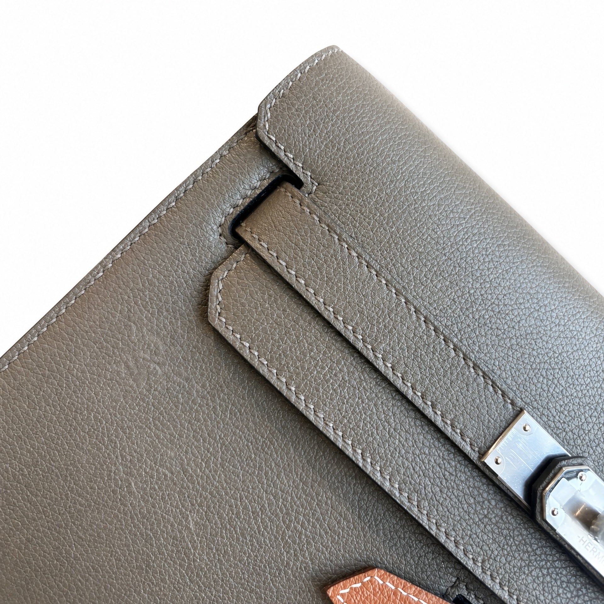 Kelly Depeches 25 clutch, Evercolor leather (with additional shoulder strap), can be worn cross-body, can be carried by hand or on the wrist, daily needs, seamless switch between business/leisure - ce