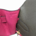Kelly 28cm Epsom Leather 18 Etoupe Elephant Gray 8W Rose Azelee Lipstick Powder Top-notch Handmade! Counter quality!