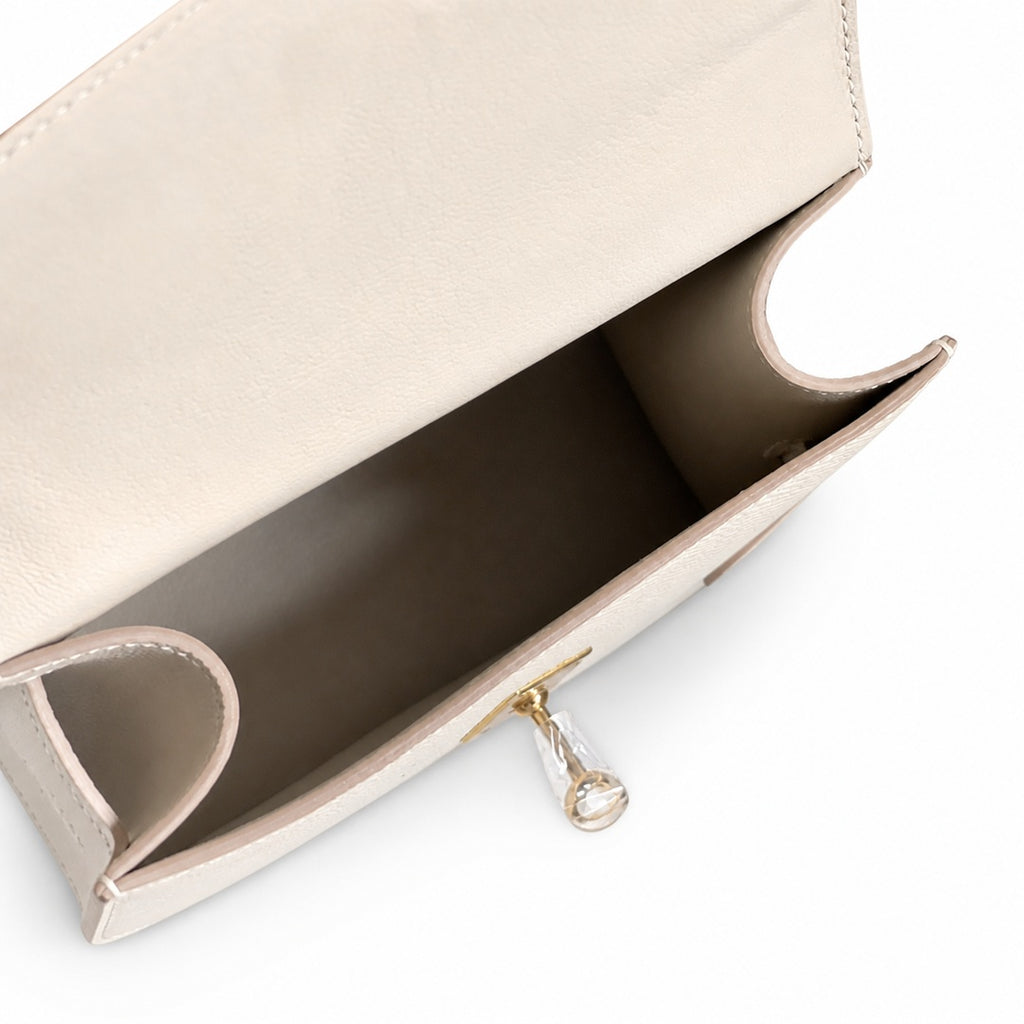 Latest new style 🆕 kelly latest style FW 2022 double-sided kelly epsom leather double-sided irregular design bold change new look more handsome and stylish 10 milkshake white gold buckle