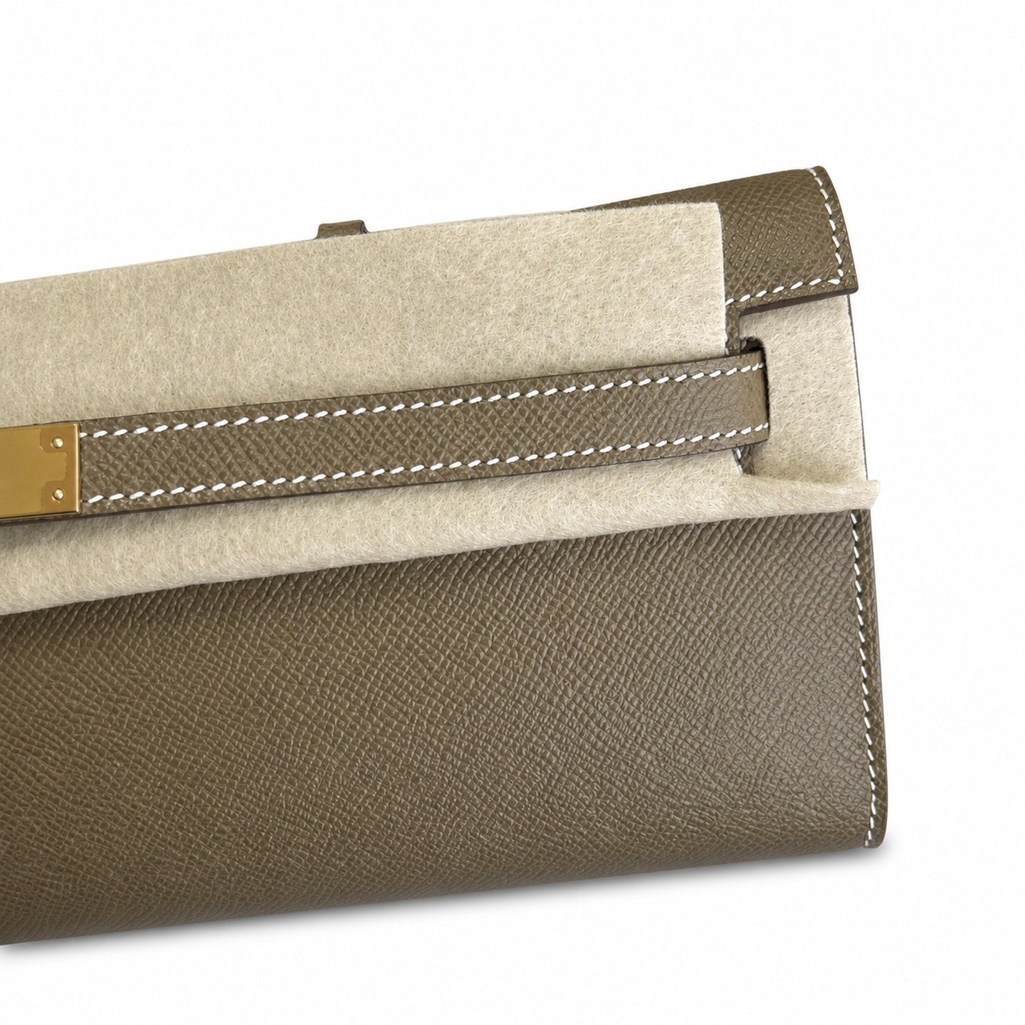Kelly Cut 31 handbag Epsom leather picture elephant gray ready stock