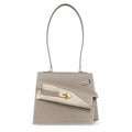 Kelly Desordre 20cm Sellier double-sided Epsom original palm print leather ck18 elephant gray Etoupe gold buckle GHw top hand sewing