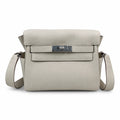 🆕 Available in stock: kelly messenger messenger bag for men and women, milkshake silver buckle, imported leather, all-steel hand-waxed thread, the highest cost-effectiveness on the Internet. The class