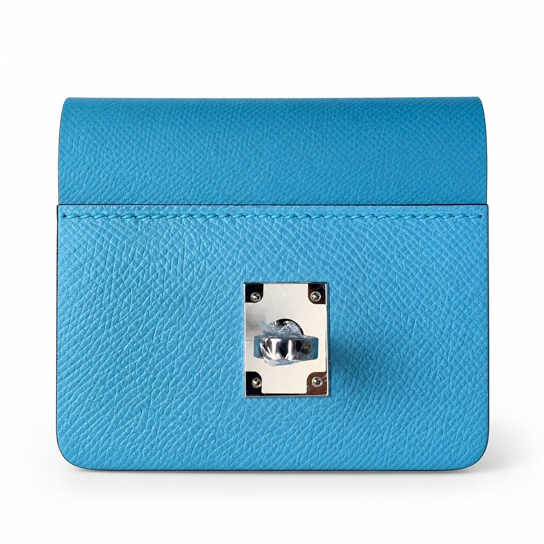 Custom order💕kelly25 northern blue color matching Epsom silver buckle hand-stitched