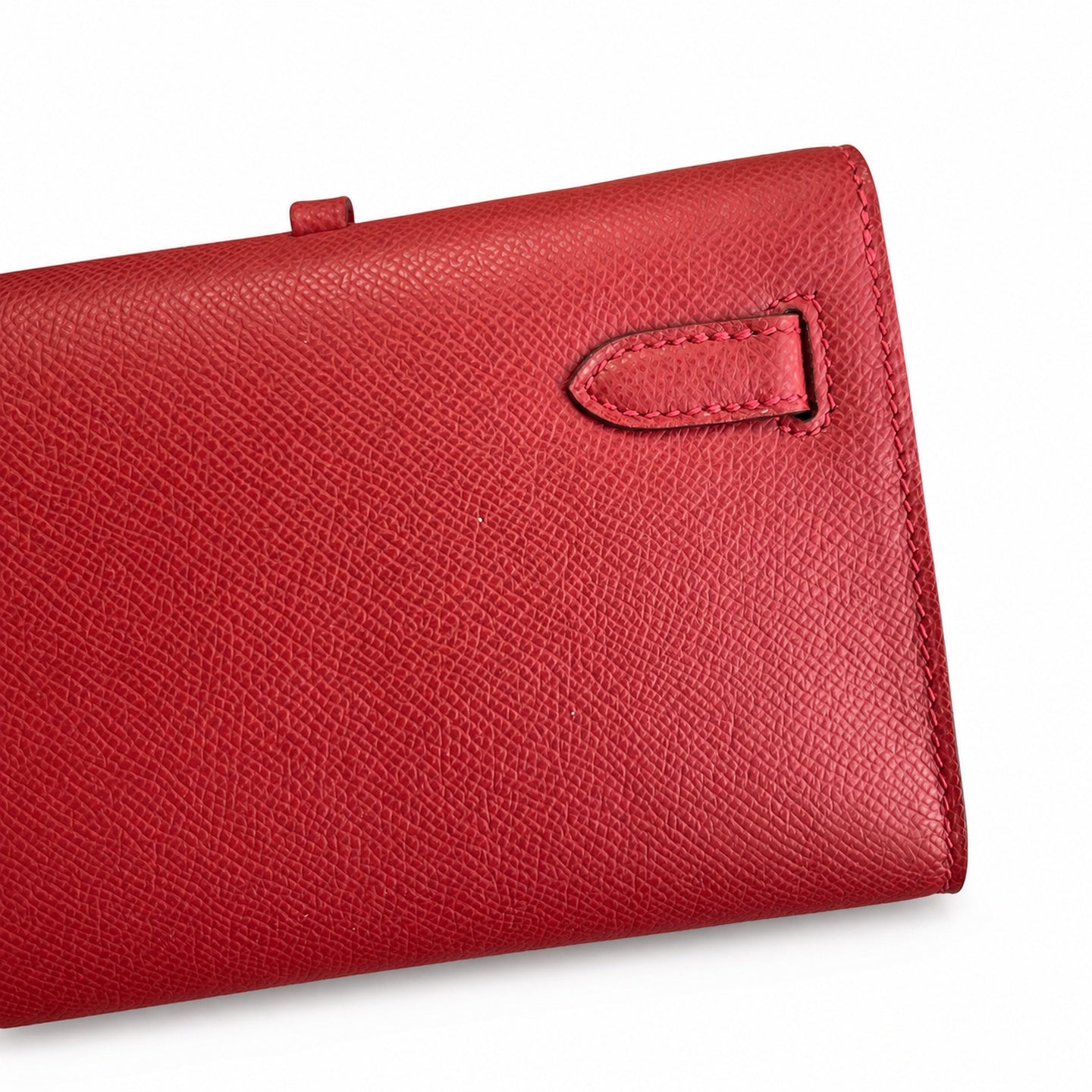 Kelly Cut 31 Clutch Epsom Leather Picture Red
