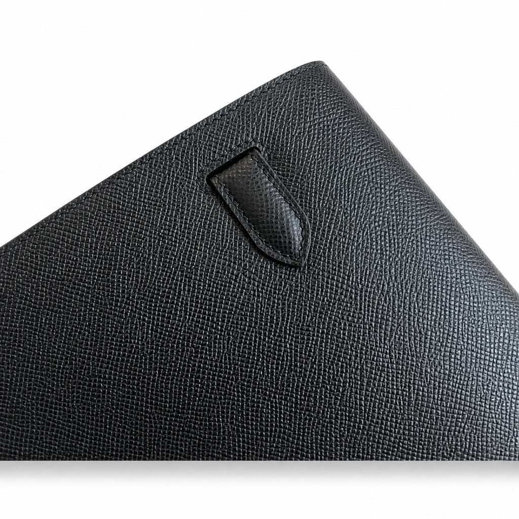 Kelly Depeches 25 clutch, Epsom leather (with additional shoulder strap), can be worn cross-body, can be carried by hand or on the wrist, daily needs, seamless switch between business/leisure - centra
