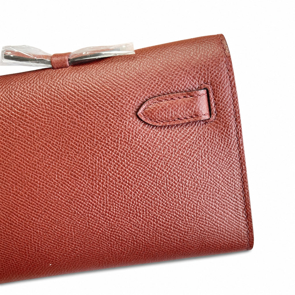 Kelly Cut 31 Clutch Epsom Leather Picture Burgundy