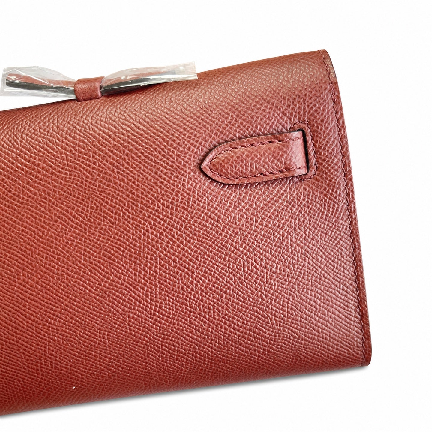 Kelly Cut 31 Clutch Epsom Leather Picture Burgundy