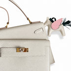 Latest new style 🆕 kelly latest style FW 2022 double-sided kelly epsom leather double-sided irregular design bold change new look more handsome and stylish 10 milkshake white gold buckle