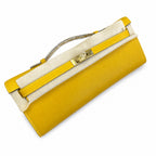 Kelly Cut 31 Clutch Epsom Leather Picture Amber Yellow