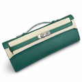 Kelly Cut 31 Clutch Epsom Leather Picture Malachite Green