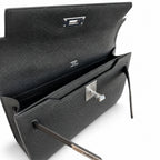Kelly Depeches 25 clutch, Epsom leather (with additional shoulder strap), can be worn cross-body, can be carried by hand or on the wrist, daily needs, seamless switch between business/leisure - centra