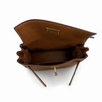 🆕 In stock Kelly Messenger messenger bag for men and women, native gold buckle, imported leather, all-steel hand-waxed thread, the best value for money on the entire network. The classic combination o