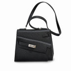 Latest new style 🆕 kelly latest style FW 2022 double-sided kelly epsom leather double-sided irregular design bold change new look more handsome and stylish black silver buckle
