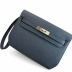 Kelly Depeches 25 clutch, Epsom leather (with additional shoulder strap), can be worn cross-body, can be carried by hand or on the wrist, daily needs, seamless switch between business/leisure - centra