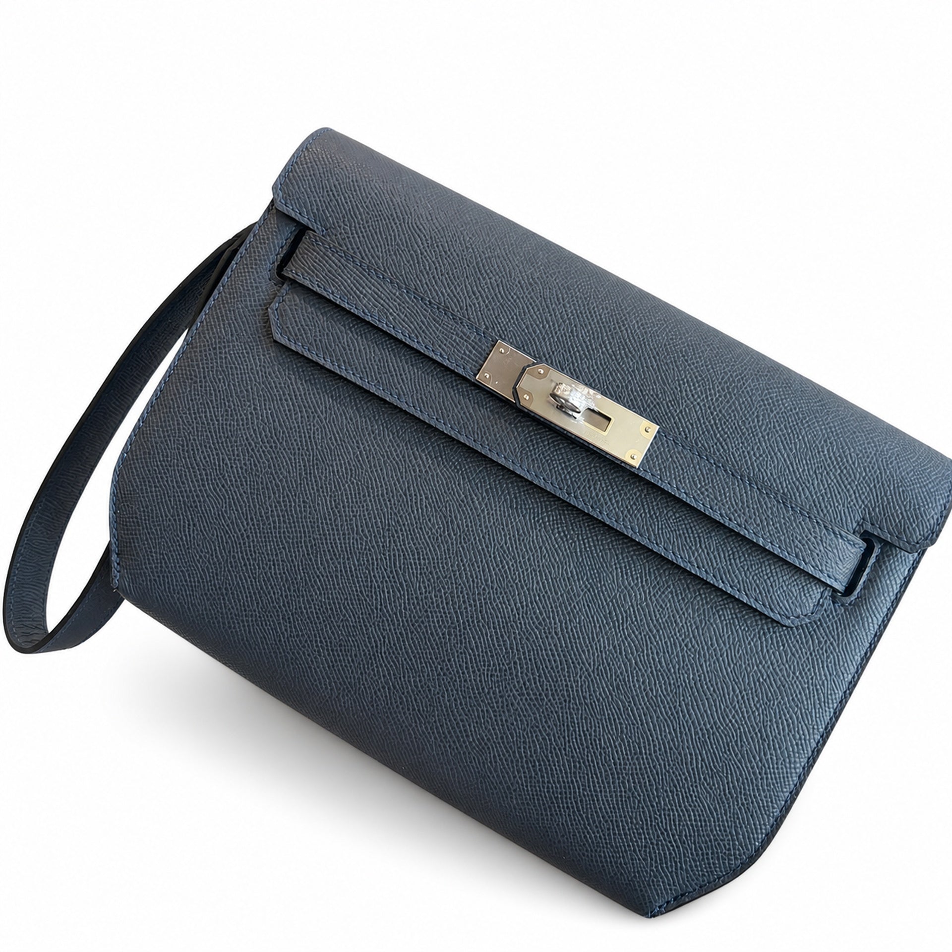 Kelly Depeches 25 clutch, Epsom leather (with additional shoulder strap), can be worn cross-body, can be carried by hand or on the wrist, daily needs, seamless switch between business/leisure - centra