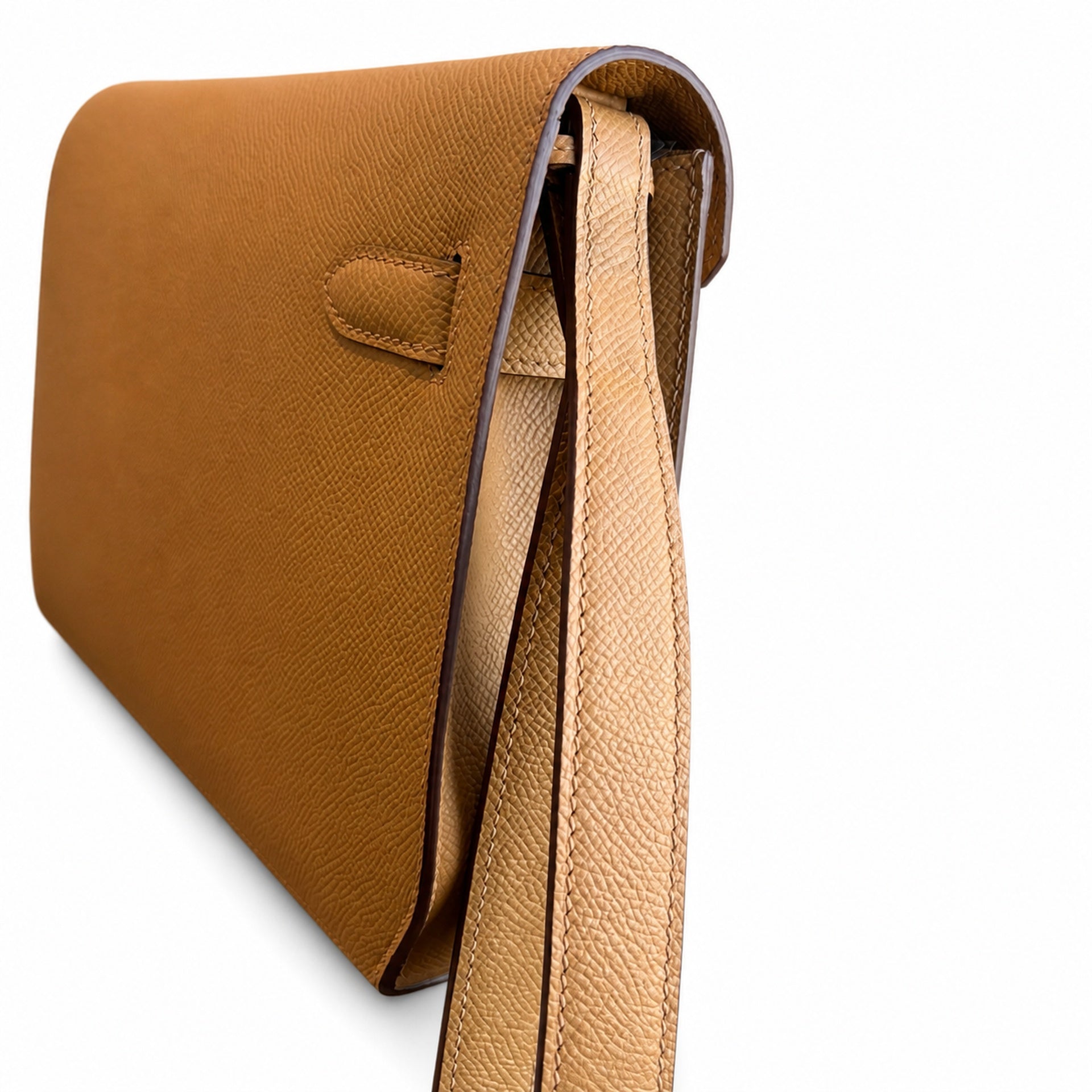 Kelly Depeches 25 clutch, Epsom leather (with additional shoulder strap), can be worn cross-body, can be carried by hand or on the wrist, daily needs, seamless switch between business/leisure - centra
