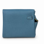 🆕 In stock Kelly Messenger messenger bag for men and women, denim orchid buckle, imported leather, all-steel hand-waxed thread, the highest cost-effectiveness on the Internet. The classic combination