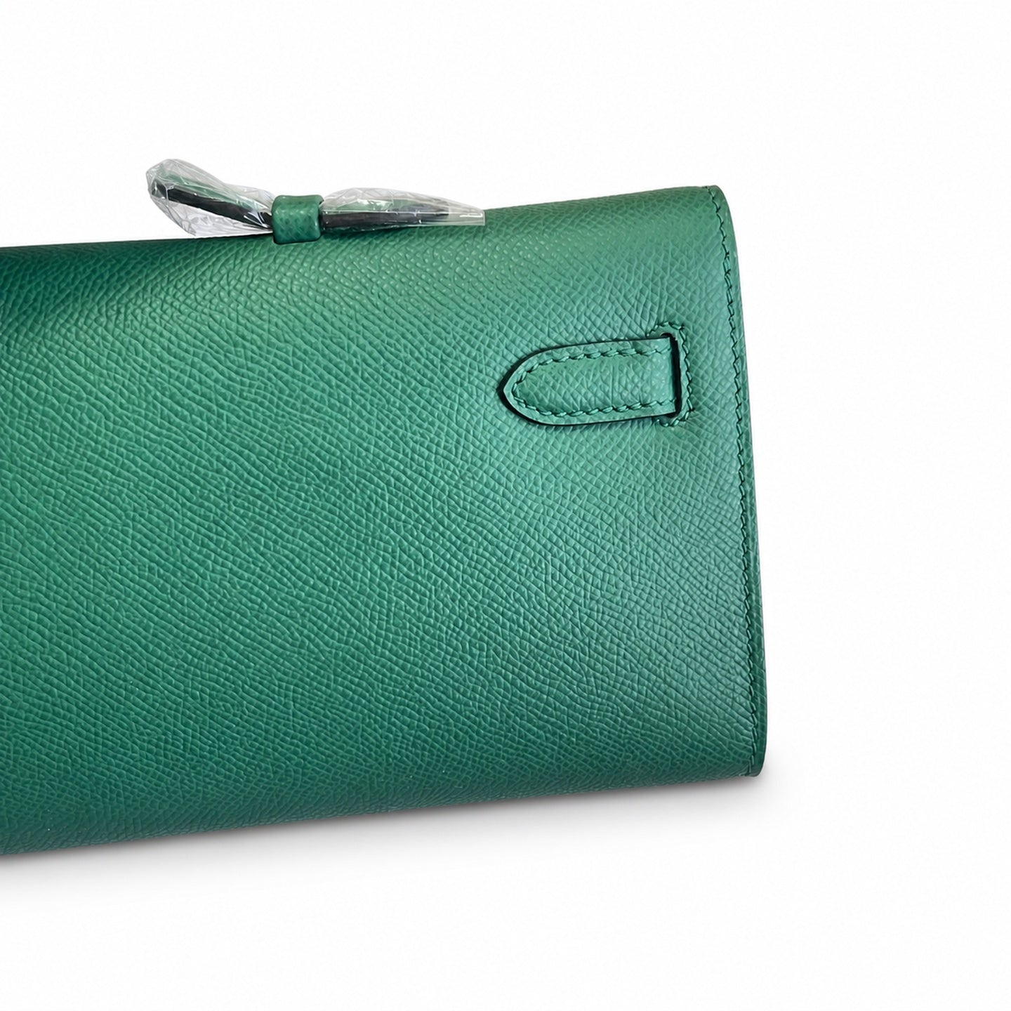 Kelly Cut 31 Clutch Epsom Leather Picture Malachite Green