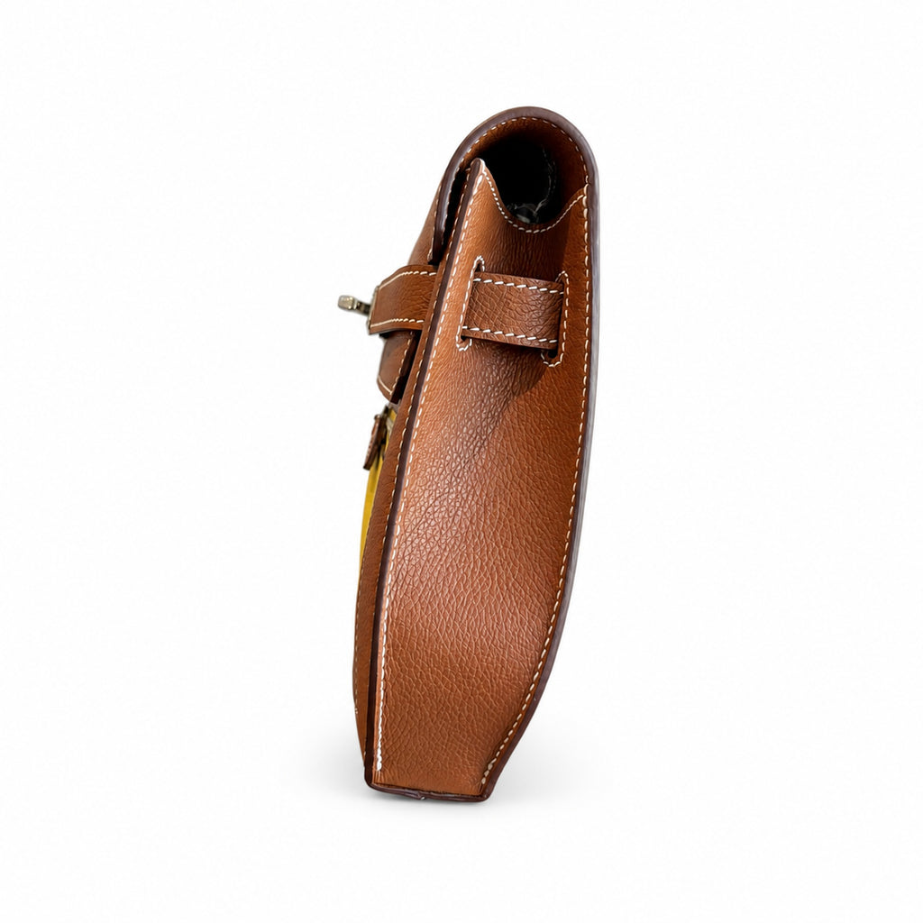 Kelly Depeches 25 clutch, Evercolor leather (with additional shoulder strap), can be worn cross-body, can be carried by hand or on the wrist, daily needs, seamless switch between business/leisure - ce