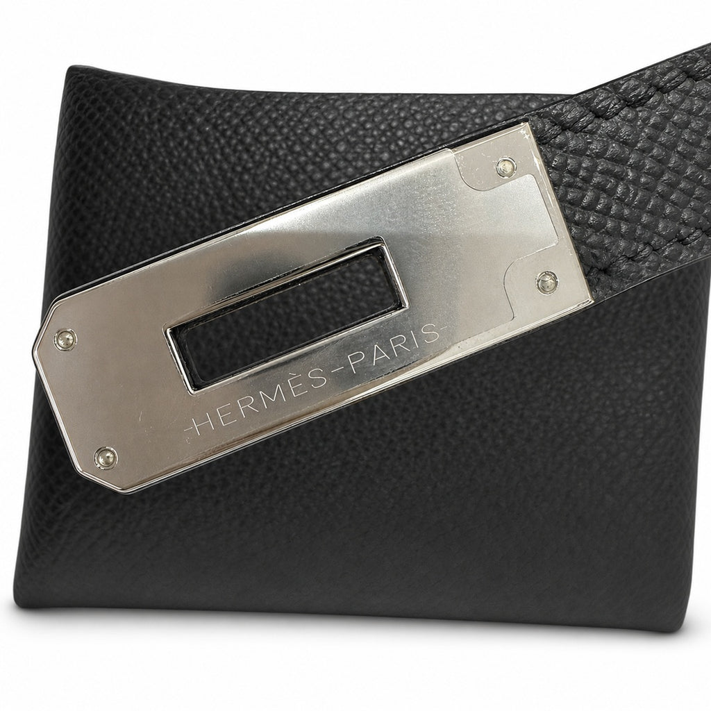 kelly32cm, ck89/Black, Epsom, sliver, all handmade‼ ️Kelly 32cm, black, palm print, silver buckle, high-end handmade exclusive customization‼ ️Purely hand-made nails, hand-engraved hardware, fine stee