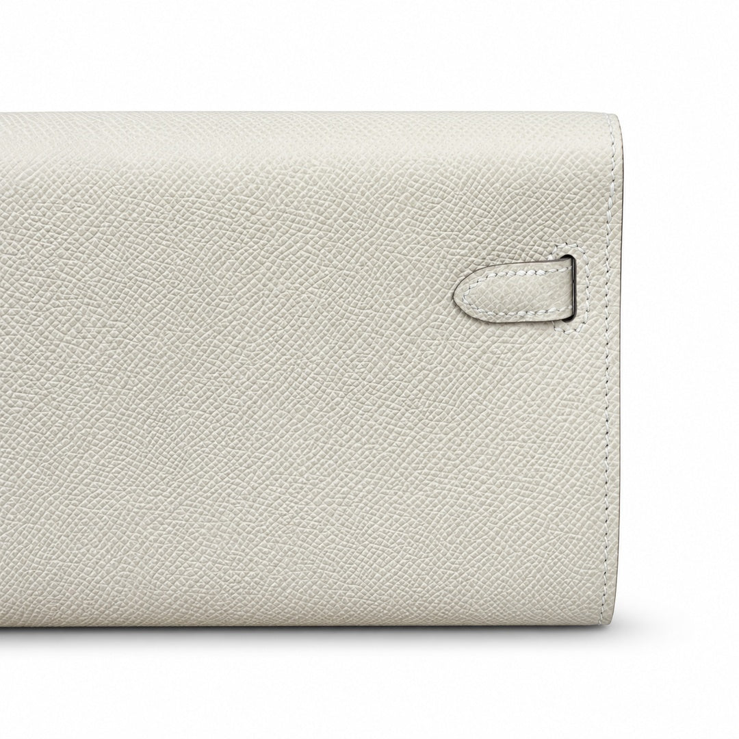 Kelly woc epsom, milkshake platinum buckle, Hass leather, handmade wax thread, all-steel hardware, top-selling market currency