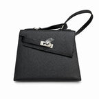 Latest new style 🆕 kelly latest style FW 2022 double-sided kelly epsom leather double-sided irregular design bold change new look more handsome and stylish black silver buckle