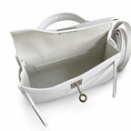 Fully hand-sewn👉Second generation Mini Kelly 19cm imported Epsom leather pure white silver buckle