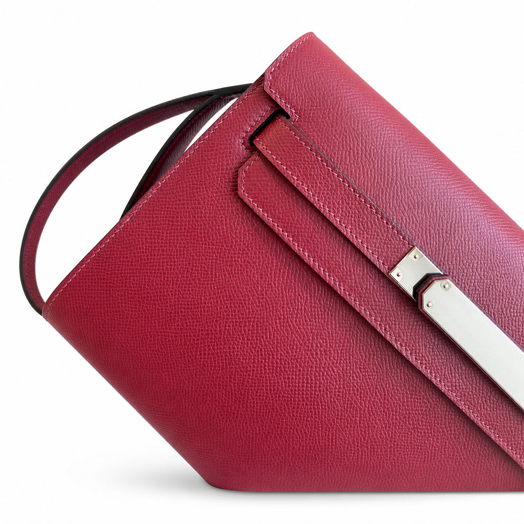 Kelly Depeches 25 clutch, Epsom leather (with additional shoulder strap), can be worn cross-body, can be carried by hand or on the wrist, daily needs, seamless switch between business/leisure - centra