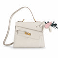 Latest new style 🆕 kelly latest style FW 2022 double-sided kelly epsom leather double-sided irregular design bold change new look more handsome and stylish 10 milkshake white gold buckle
