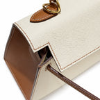 Kelly 25cm color-blocked Epsom leather, classic leather and color matching