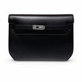 Kelly Depeches25 Black Silver Box Leather